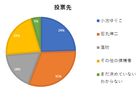 投票先